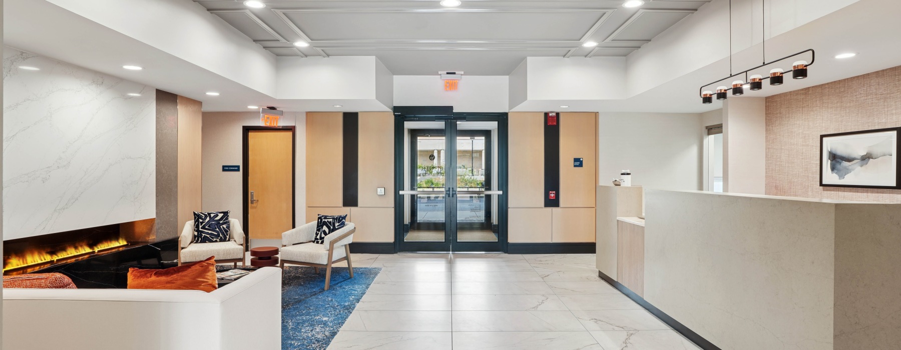 renovated lobby
