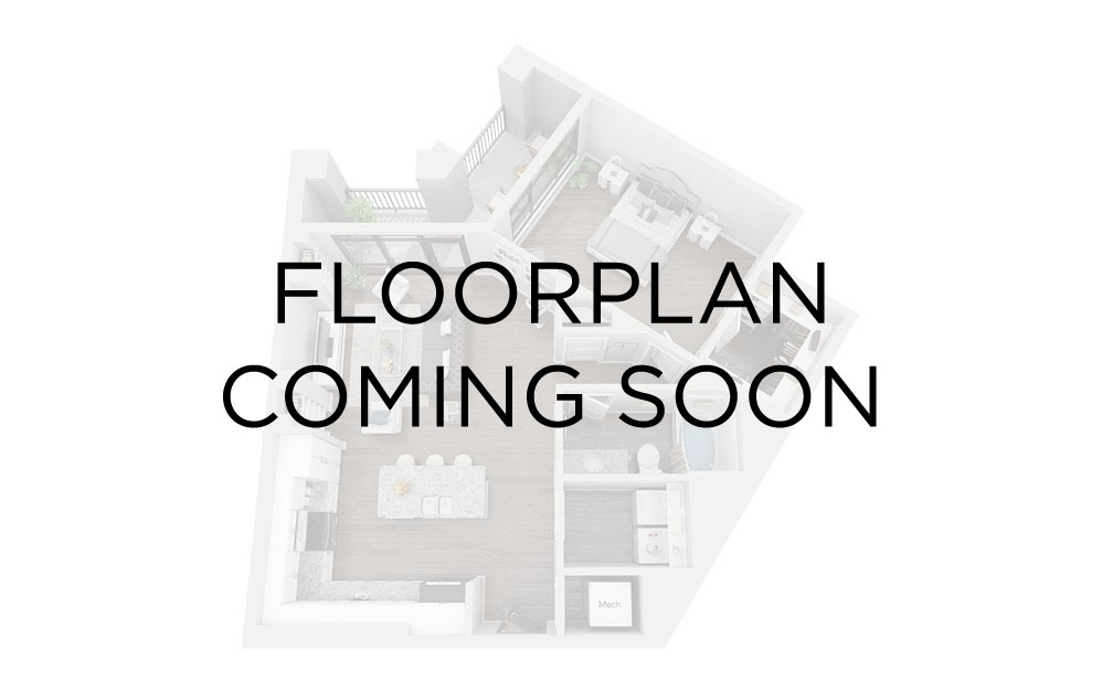 B16D - 2 bedroom floor plan layout with 2 bathrooms and 1620 square feet